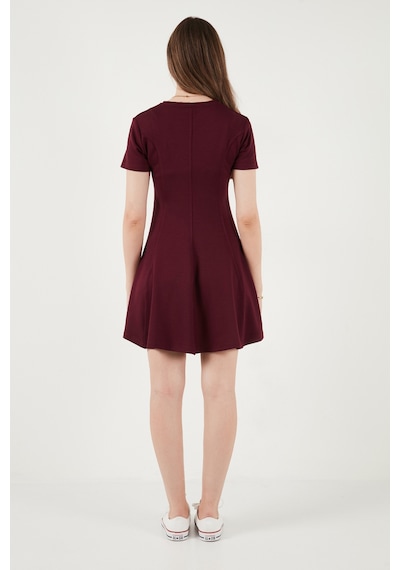 Lela Bayan Elbise 5866342 Bordo Bordo