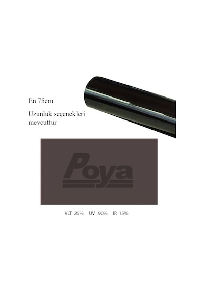 Siyah Cam Filmi 75Cm X 1M - Black %25