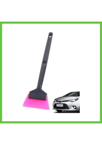 Bezos Mini Saplı Silikon Çekçek Ragle Cam Filmi Çekme Uygulama Aparatı 6x22cm Siyah Pembe Dmc