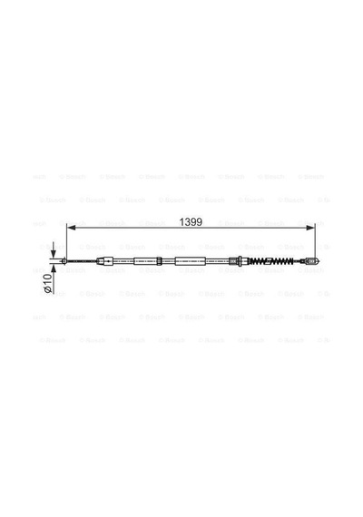 BOSCH 1987482539 Fren Teli 1399 Mm