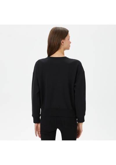 Columbia Bar Split Kadın Siyah Günlük Sweatshirt 9250007010 Siyah