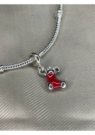 Şenlikli Çorap Sallantılı Charm Gümüş