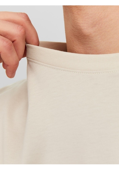 Jack & Jones Jorvesterbro Rahat Kesim Tişört 12240121 Moonbeam Kahverengi Jack & Jones Jorvesterbro Rahat Kesim Tişört 12240121 Moonbeam Kahverengi