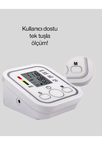Kol Tipi Lcd Ekranlı Elektronik Tansiyon Monitörü