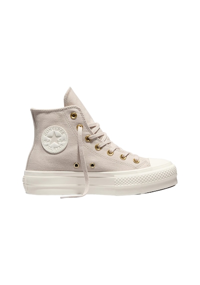 A18386c-k Converse Chuck Taylor All Star Lıft Sıde Zıp Kadın Spor Ayakkabı Krem A18386c-k