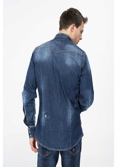 Yeni Dsquared2 Erkek Gömlek (469454686) Mavi