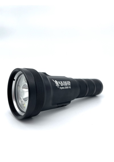 Kraken Hydra 2500 V2 Dalış Feneri Fener Ahtapot Kolu Hediyeli