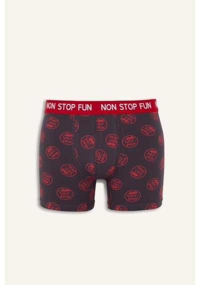 Defacto Pamuklu Regular Fıt Desenli 3lü Boxer B4782ax26auyl157 Sarı-yl157