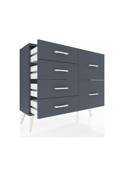 Arges Şifonyer 6 Çekmeceli 88x30x80 Antrasit-antrasit Antrasit Arges Şifonyer 6 Çekmeceli 88x30x80 Antrasit-antrasit Antrasit