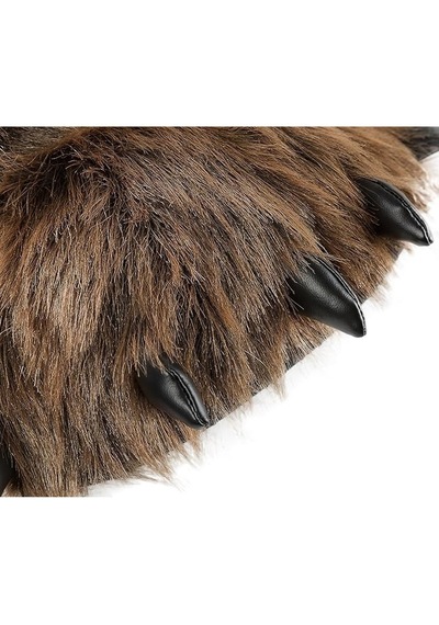 Peluş Sevimli Ayı Panduf Kahverengi