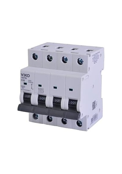 10vtb-4c32 Otomatik Sigorta 10ka C Tipi 4 Kutup 32a
