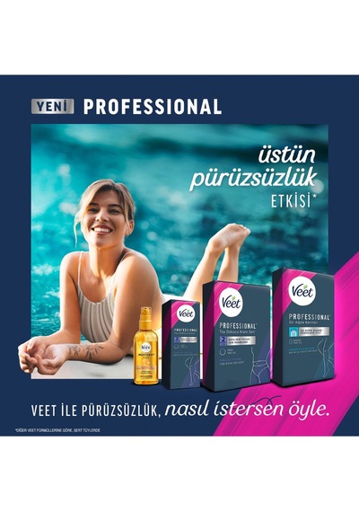 Veet Professional Bikini Bölgesi Tüy Dökücü Krem 6 x 50 ML + Tüy Dökücü Krem 50 ML +  Nemlendirici Köpük 50 ML