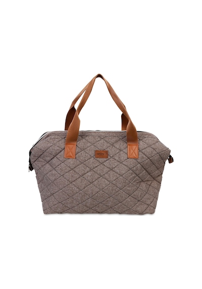 Nenny Baby Kapitoneli Mommy Bag Anne Bebek Bakım Çantası - Kahverengi Camel