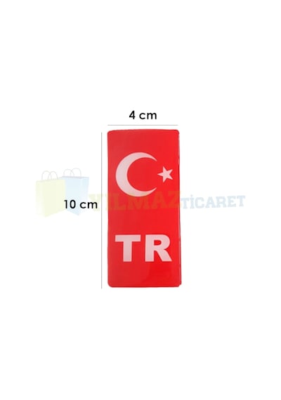 Türk Bayrağı Ön Cam Oto Sticker Araba Yapıştırma Etiket Çıkartma