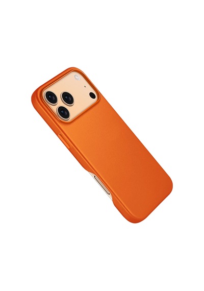 Apple Uyumlu iPhone 17 Pro Max Hbc-242 Dividing Magsafe Kapak - Turuncu