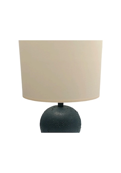 Minimal Polyester Abajur Antrasit Gold