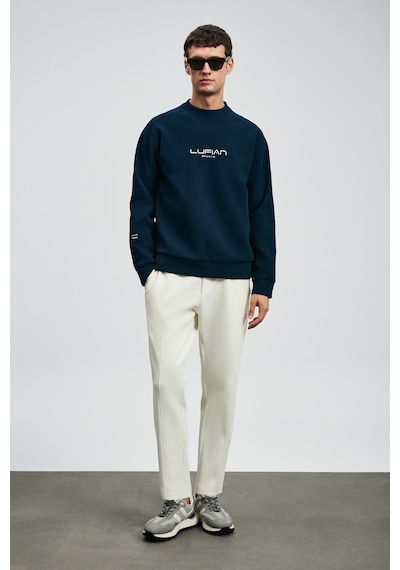 Lufian Dark Erkek Sweatshirt Lacivert Lacivert 112030182100200 Lacivert