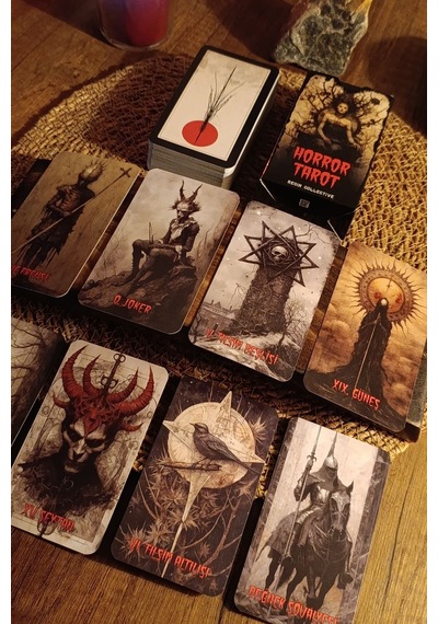 Horror Tarot Destesi 78 Kart - Arındırma Kesesi Hediyeli