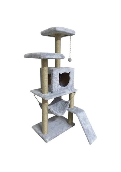 Platformlu Gri Kedi Tırmalama Kulesi, Oyun Evi