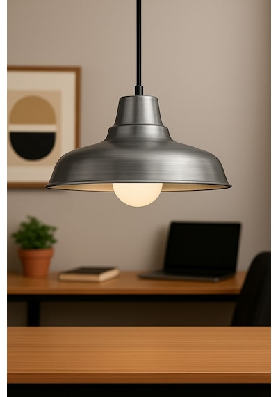 Lunora Metal Tekli Krom Sarkıt Avize Retro Model Avize