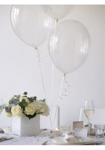 12 Inç Şeffaf LATEX  Balon 10'lu