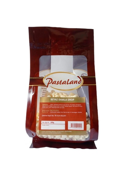 PASTALAND FİLDİŞİ DAMLA DROP ÇİKOLATA 200 gr
