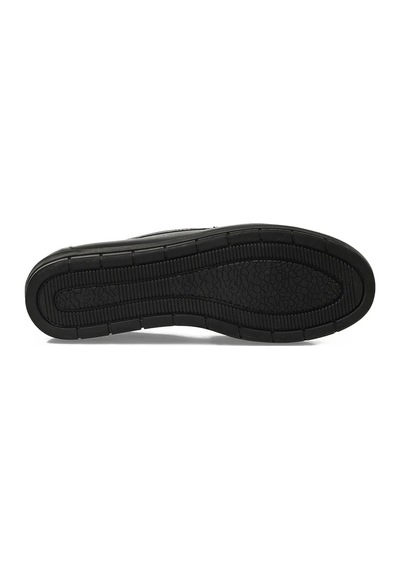 Polaris 105403.z6fx Siyah Kadın Loafer Hakiki Deri 01-siyah