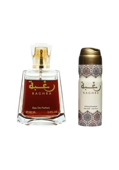 Lattafa Raghba Edp 100 Ml + Deodorant 30 Ml Unisex Parfüm Seti Oryantal