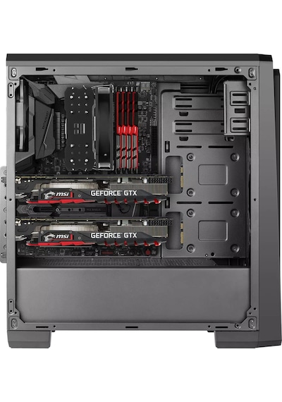 Green Pars Evo Skd 1x120mm 1x3.2 2x2.0 Usb Bilgisayar Kasası 350w 80+ Standart Sertifikalı Ups + Klavye + Mouse