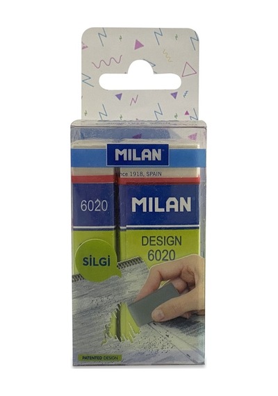 Milan Desıgn 6020 Silgi Blister - 3lü