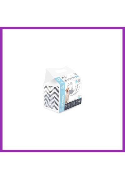M-pets Diapers Erkek Köpekler İçin Külot Bez Xlarge 12 Li 20x81 Cm Bty