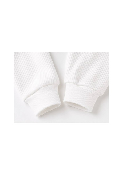 H&c Coolboy H&c Bebek Patiksiz Alt Pantolon %100 Pamuk Esnek Fitilli Ribana 0-36 Ay Beyaz