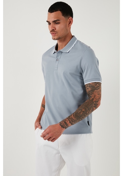 Buratti Erkek Polo Yaka T Shirt 5902063 Açık Gri