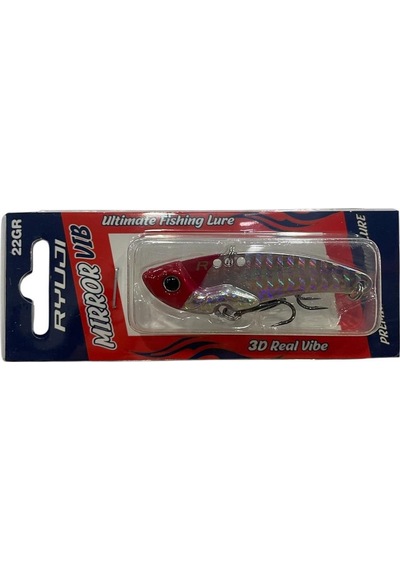 Ryuji Mirror Vib 6.5cm 22gr Vibrasyon Jig Yem Red Flash