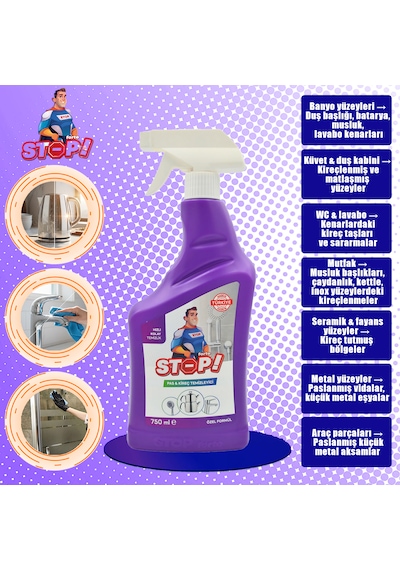 4'lü Pas&kireç Temizleyici 750 Ml