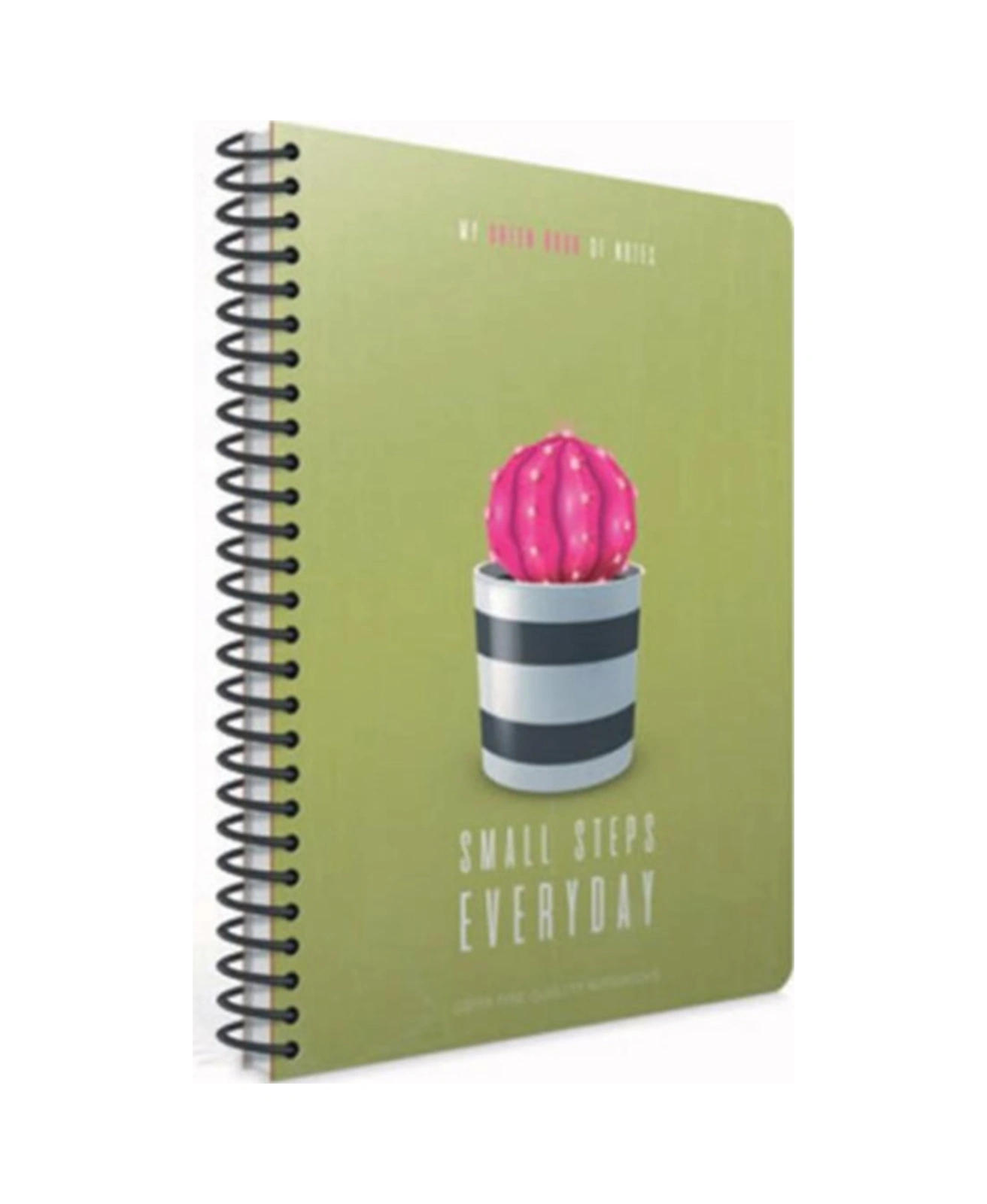 Green Book Spiralli Karton Kapak Defter A4 Kareli