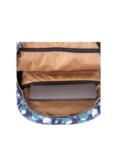 Bloominbag Eternal Circles 13-14 İnç Macbook / Laptop Sırt Çantası Mavi - Beyaz