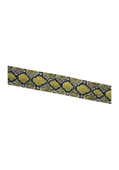 Yılan Derisi Resimli Grogren Kurdela 2.5 Cm-1 Metre 6