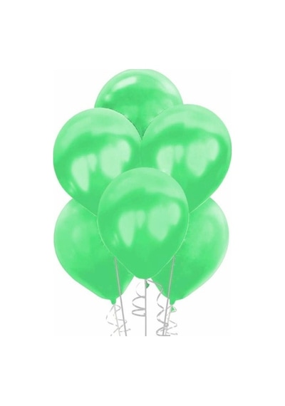 Rasyonel Metalik Balon Yeşil - 15 Adet