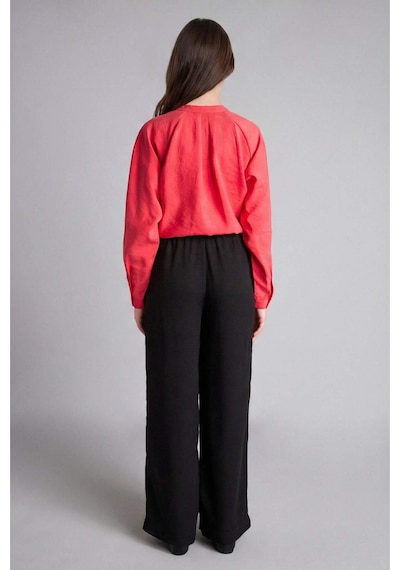 Defacto Regular Fıt Aerobin Wide Leg Pantolon H3223ax26aubk81 Siyah-bk81