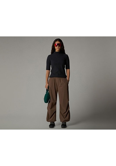The North Face W S/s Mock Neck Slim Tee Kadın Outdoor Tişörtü Nf0a89c3jk31 Siyah SIYAH Siyah