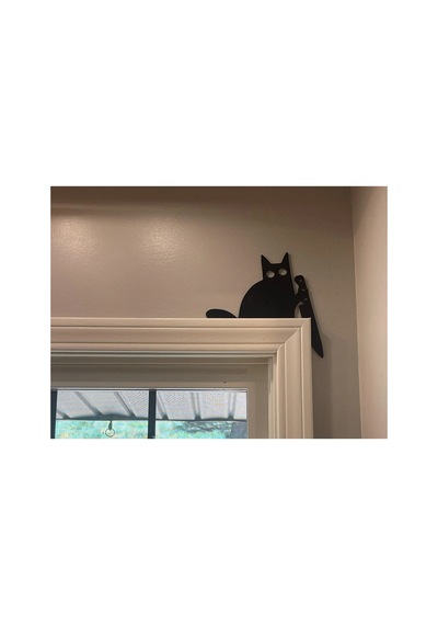 Kedi Duvar Dekoru Eğlenceli
