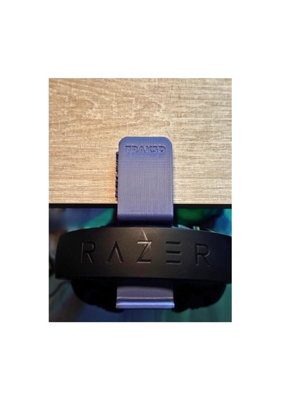 Gümüş Mavi Premium Asılabilir Kulaklık Standı-sağlam Kaydırmaz Keçeli, Ergonomik Storm Edition