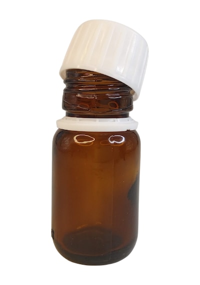 Amber Cam Şişe 20 Ml İçten Damlalıklı Kapak 25 Mm 600 Adet