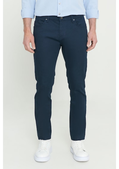 AC&Co / Altınyıldız Classics 360 Derece Her Yöne Esneyen Slim Fit Dar Kesim Diyagonal Desenli Erkek Pantolon Lacivert Çok Renkli AC&Co / Altınyıldız Classics 360 Derece Her Yöne Esneyen Slim Fit Dar Kesim Diyagonal Desenli Erkek Pantolon Lacivert Çok Renkli