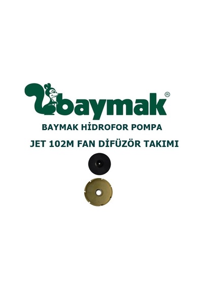 Baymak Hidrofor Pompa Jet 102M Fan Difüzör Takımı