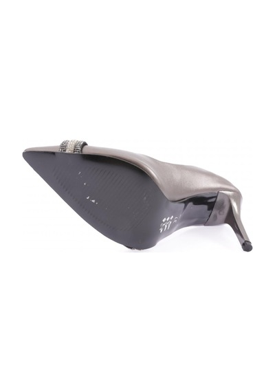 Dgn Ysf-05-23y Kadin Silver Taşli Bantli Abiye Ayakkabi YSF-05-1563-R1385 Platin