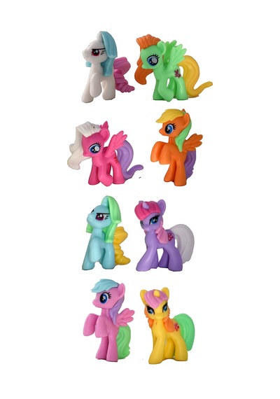 My Little Pony Oyuncak Pony At Karakter Figür Seti 8 Li