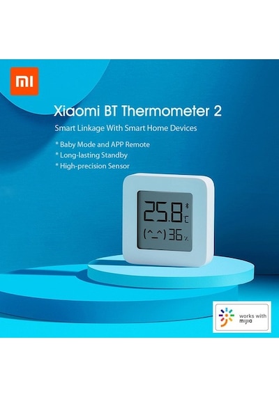 Xiaomi Bt Termometre 2 Kablosuz Akıllı Elektrikli 3'lü