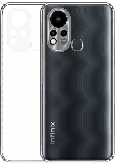 Nihcase İnfinix Hot 11s Kılıf Süper Tpu Jelly Transparan Silikon